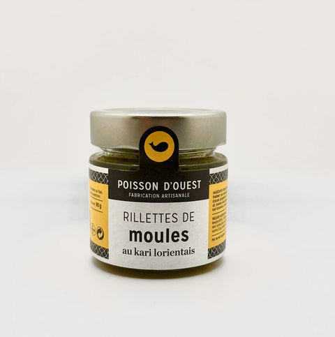 Pot en verre Rillettes de moules au kari lorientais