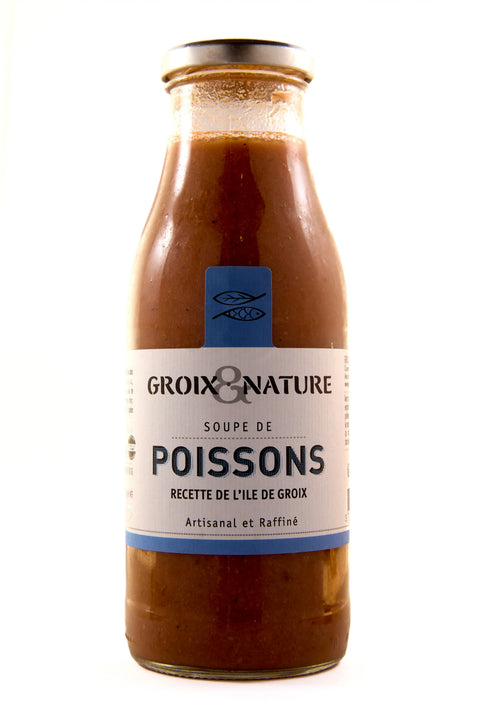 Bouteille en verre Soupe de poissons - recette de l'Ile de Groix